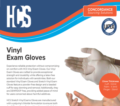 Vinyl Exam Gloves